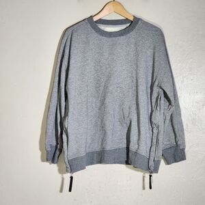 Roucha Gray Crewneck Sweater for Men